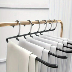 5pcs Goose-shaped Stainless Steel Hangers for Pants Scarf Home Storage