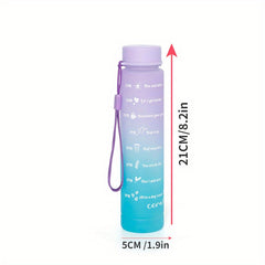300ml Mini Gradient Water Bottle Leakproof for Fitness Outdoor Sports
