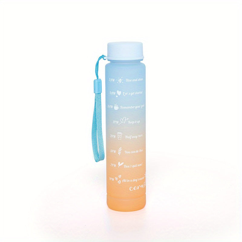 300ml Mini Gradient Water Bottle Leakproof for Fitness Outdoor Sports