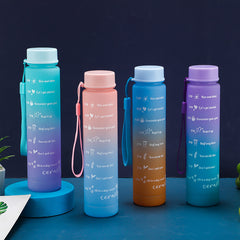 300ml Mini Gradient Water Bottle Leakproof for Fitness Outdoor Sports