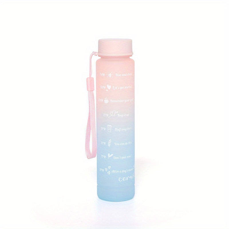 300ml Mini Gradient Water Bottle Leakproof for Fitness Outdoor Sports