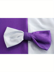 Splicing Bow Decor Sleeveless Gymnastics Outfits Girls
