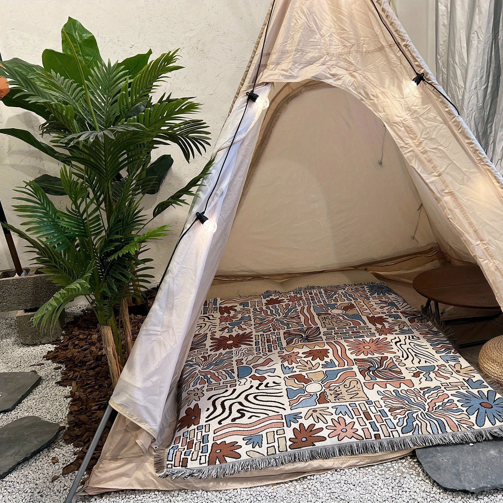 Boho Style Winter Blanket Lightweight Cozy Blanket For Couch Sofa Bed