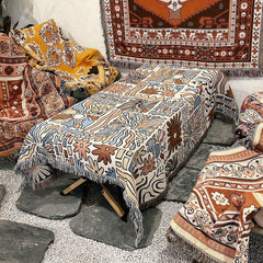 Boho Style Winter Blanket Lightweight Cozy Blanket For Couch Sofa Bed