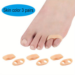 3 Pairs Gel Toe Separators Toe Protector Spreaders Silicone Toe Spacers