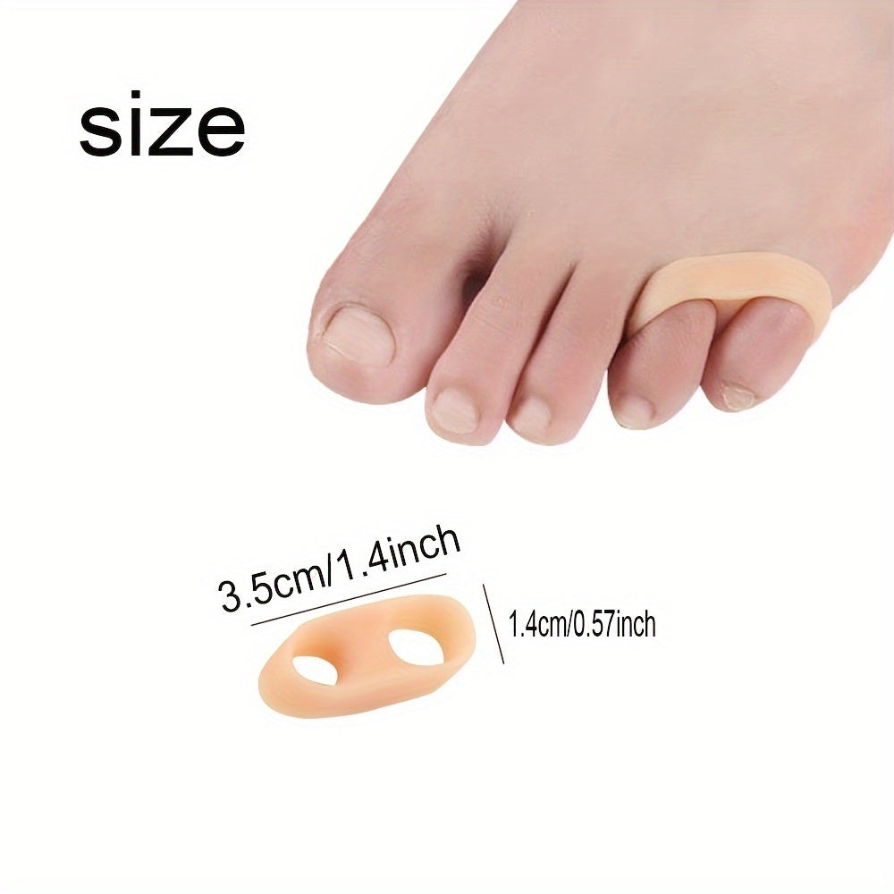 3 Pairs Gel Toe Separators Toe Protector Spreaders Silicone Toe Spacers