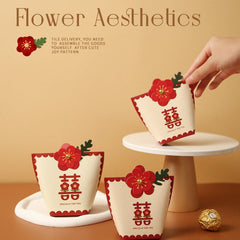 Wedding Candy Box Festive Paper Spring Year Gift Box