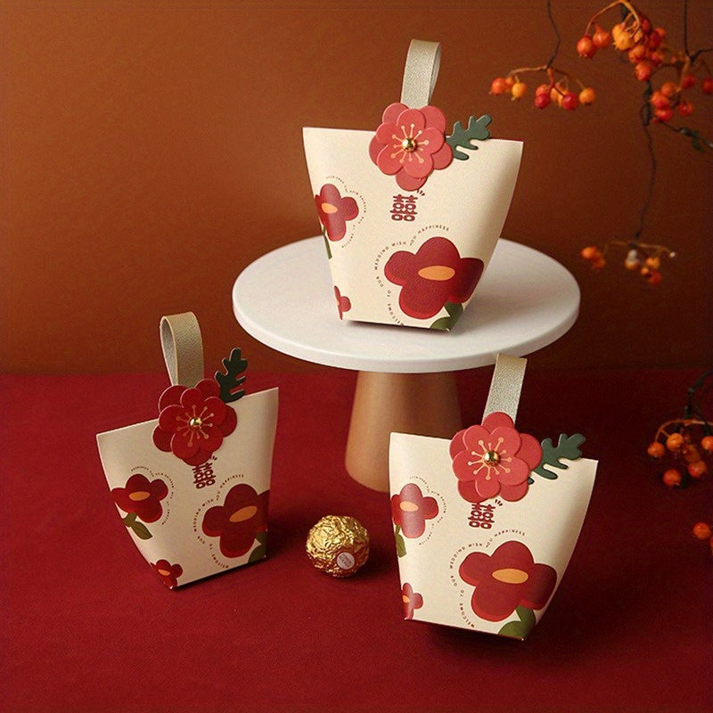 Wedding Candy Box Festive Paper Spring Year Gift Box