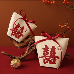 Wedding Candy Box Festive Paper Spring Year Gift Box