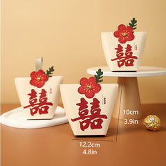 Wedding Candy Box Festive Paper Spring Year Gift Box