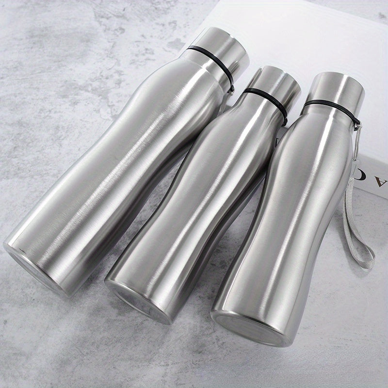 750ml 1000ml Stainless Steel Water Bottle Sports Outdoor Travel Fitness