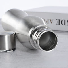 750ml 1000ml Stainless Steel Water Bottle Sports Outdoor Travel Fitness