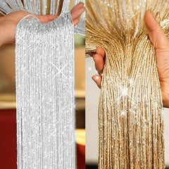 String Curtains Beaded Door Curtain Panel Divider Window Door Fly Screen Decorat