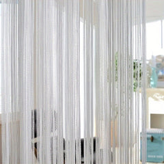 String Curtains Beaded Door Curtain Panel Divider Window Door Fly Screen Decorat