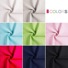 Linen Needlework Fabric for Craft Embroidery Cross Stitch Cloth 19.6x49.78cm