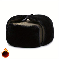 Warm Trapper Cap for Middle Aged Men