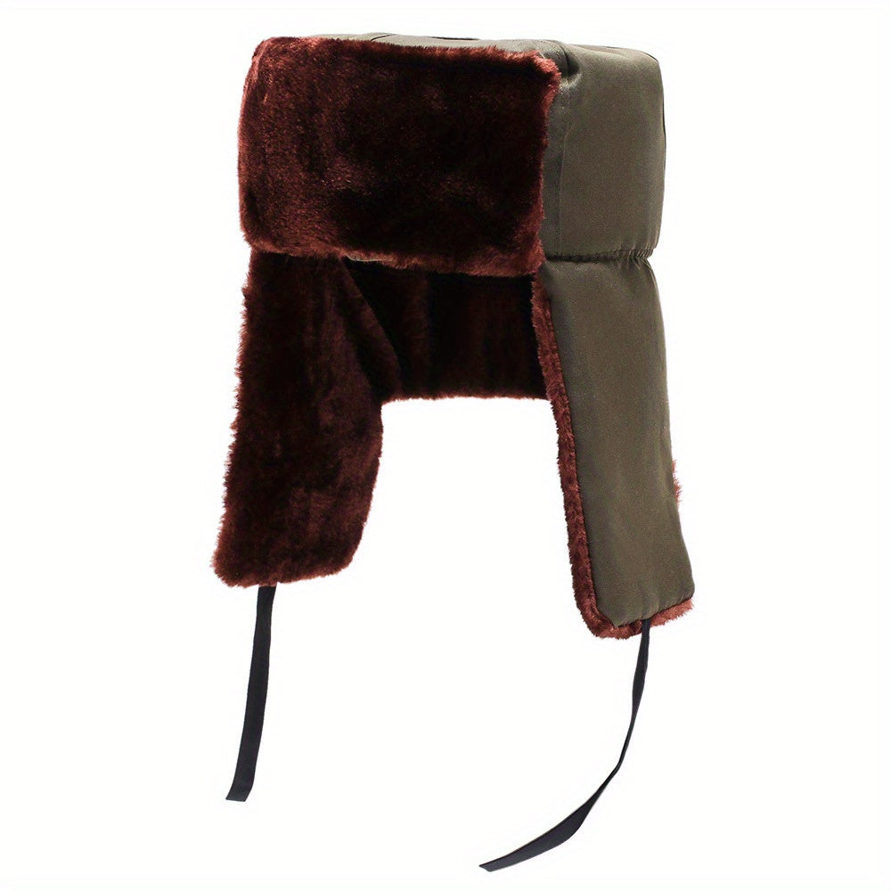 Warm Trapper Cap for Middle Aged Men