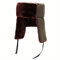 Warm Trapper Cap for Middle Aged Men