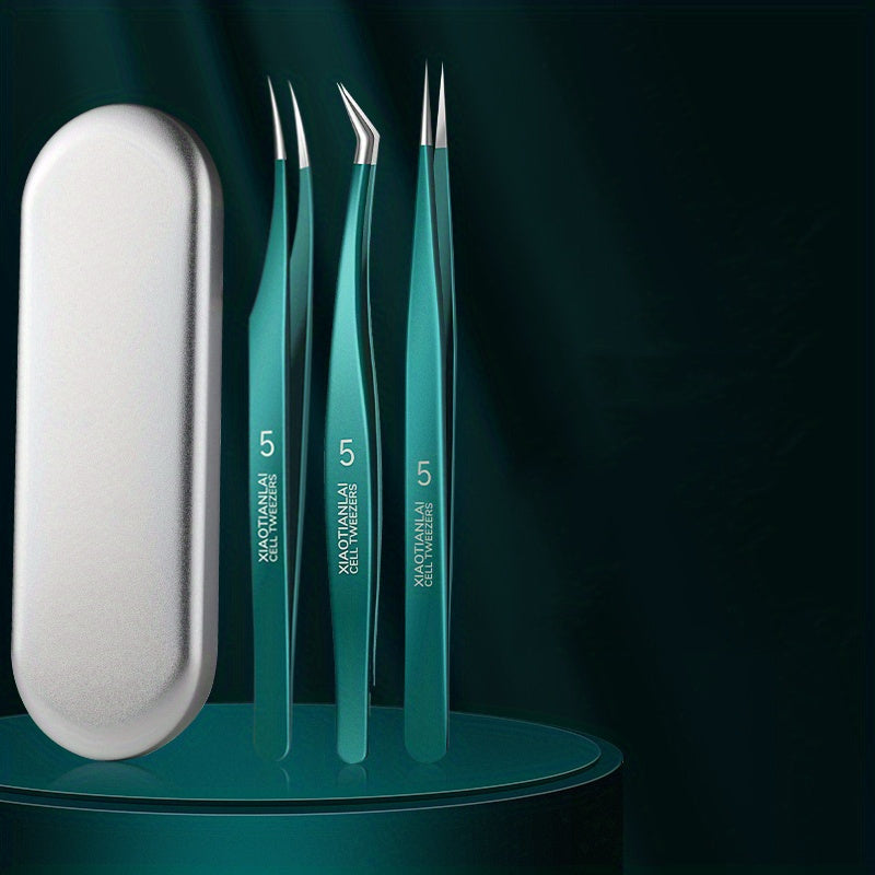 3pc Eyebrow Tweezers Facial Hair Removal Set
