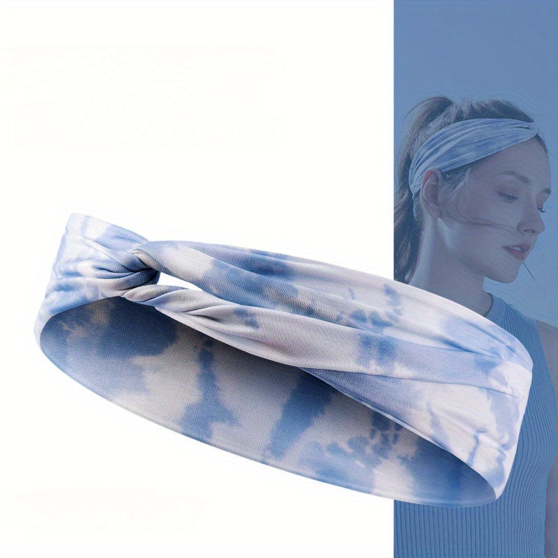 Moisture Wicking Headband Colorful Hairband for Sports Fitness Yoga