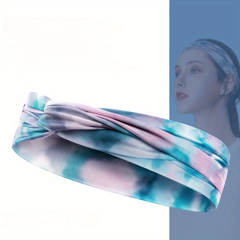 Moisture Wicking Headband Colorful Hairband for Sports Fitness Yoga