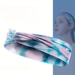 Moisture Wicking Headband Colorful Hairband for Sports Fitness Yoga
