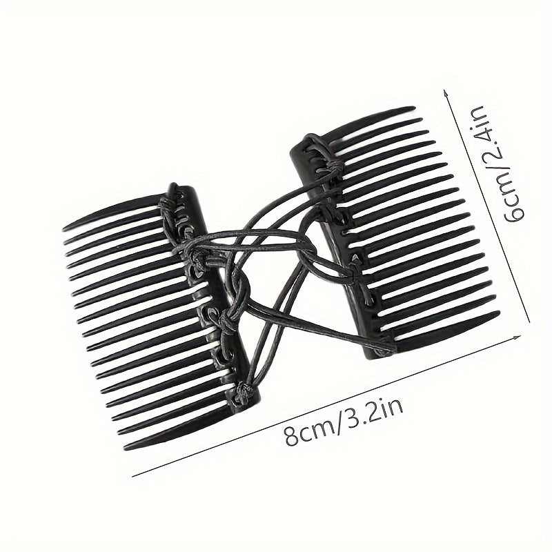 Unique Double Hair Comb Clips Easy Styling Hair Accessories