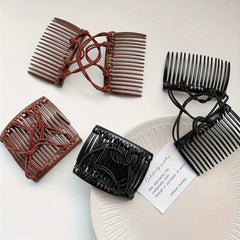 Unique Double Hair Comb Clips Easy Styling Hair Accessories