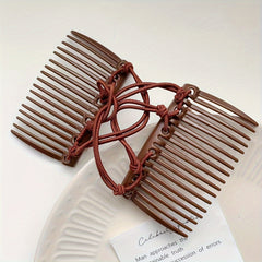 Unique Double Hair Comb Clips Easy Styling Hair Accessories