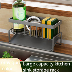 Kitchen Sink Rack Countertop Drain Rack Storage