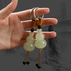 2pcs Chinese Style Keychain Gourd Pendant Gift Men Women
