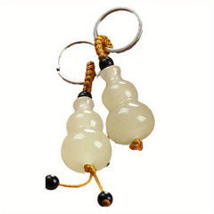 2pcs Chinese Style Keychain Gourd Pendant Gift Men Women