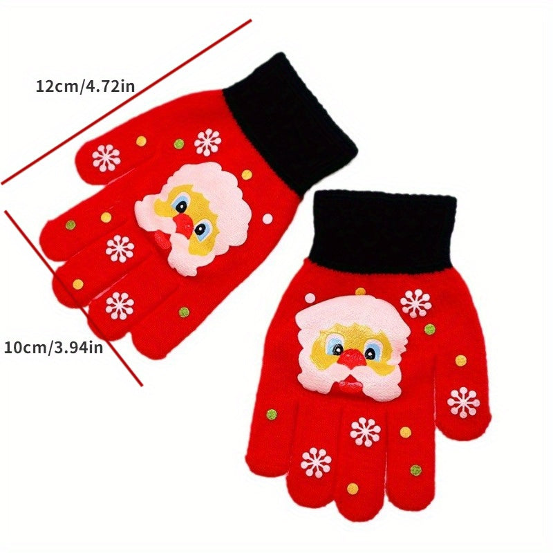 Christmas Gloves Fall Winter Knitted Touch Screen Gloves