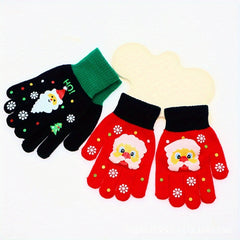 Christmas Gloves Fall Winter Knitted Touch Screen Gloves