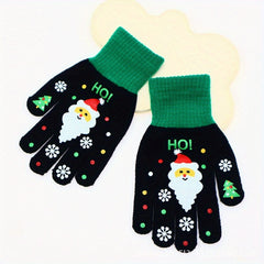 Christmas Gloves Fall Winter Knitted Touch Screen Gloves