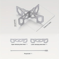 Stainless Steel BBQ Stove Bracket for Camping and Picnic