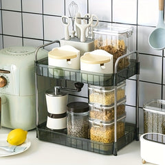 2 Layer Dish Drying Rack Large Capacity Kitchen Storage Rack