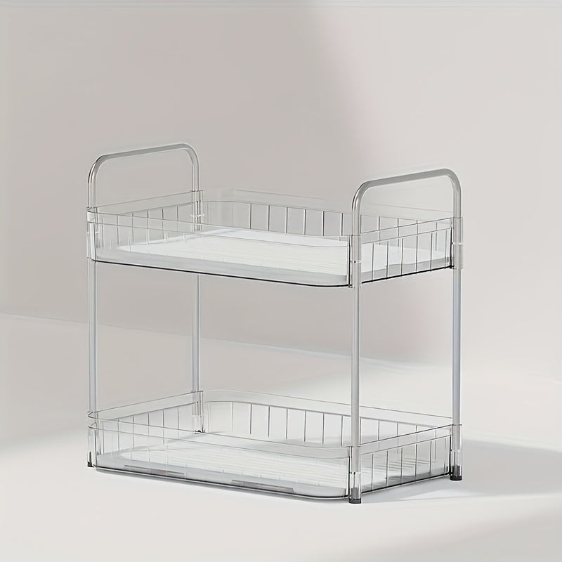 2 Layer Dish Drying Rack Large Capacity Kitchen Storage Rack