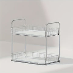 2 Layer Dish Drying Rack Large Capacity Kitchen Storage Rack