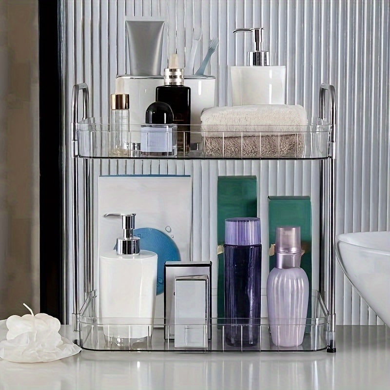 2 Layer Dish Drying Rack Large Capacity Kitchen Storage Rack