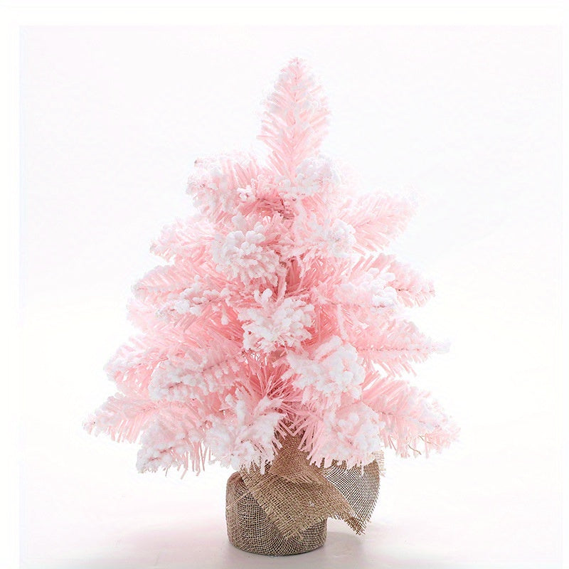 Mini Christmas Tree Snowflake Christmas Tree Ornaments Desktop Window Decoration