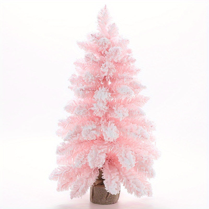 Mini Christmas Tree Snowflake Christmas Tree Ornaments Desktop Window Decoration