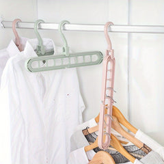 3pcs Folding Clothes Hanger Magic Wardrobe Drying Storage