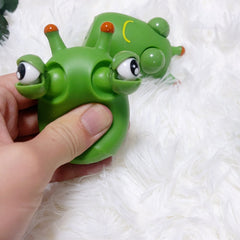 4pcs Grass Worm Pinch Toy Novelty Eye Popping Vegetable Bug Anti Stress