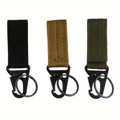 Outdoor Webbing Hook Buckle Keychain for Camping Hiking