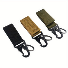 Outdoor Webbing Hook Buckle Keychain for Camping Hiking