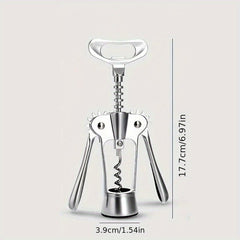 Portable Stainless Steel Wine Opener for Outdoor Camping and Picnic