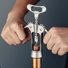 Portable Stainless Steel Wine Opener for Outdoor Camping and Picnic
