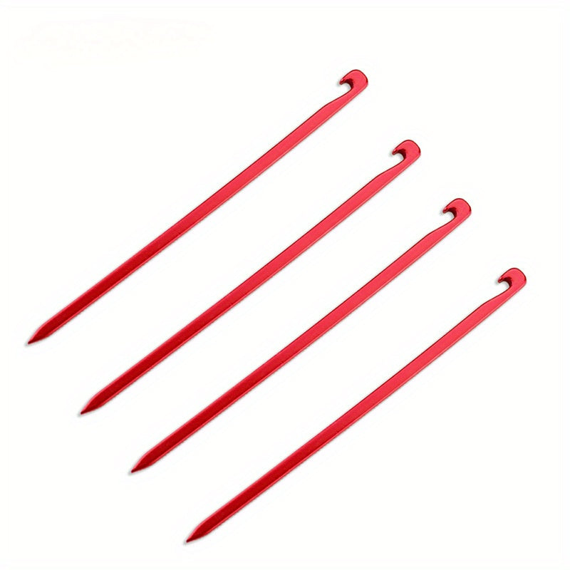 4pcs High Strength Aluminum Alloy Ground Nail Camping Tent Accessorie