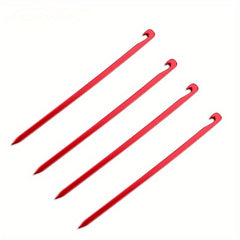 4pcs High Strength Aluminum Alloy Ground Nail Camping Tent Accessorie